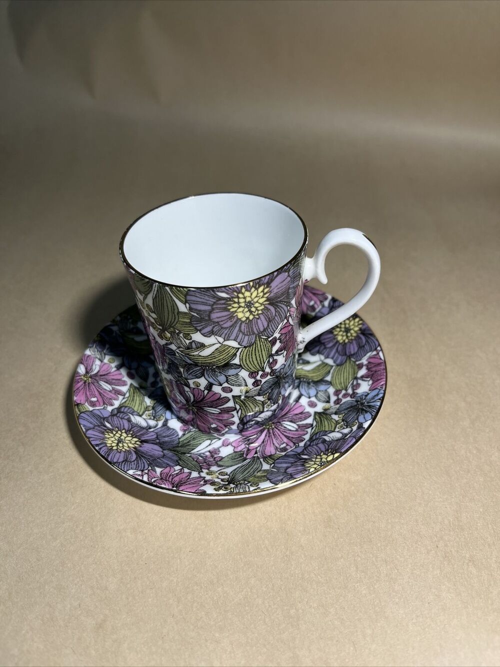 Royal Albert Camelot Bone China Teacup And Saucer England EUC